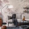 Steinhauer Zig-Zag Modern Arc Floor Lamp with Switch for Living Room and Bedroom