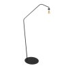 Steinhauer Zig-Zag Modern Arc Floor Lamp with Switch for Living Room and Bedroom