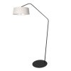 Steinhauer Zig-Zag Modern Arc Floor Lamp with Switch for Living Room and Bedroom