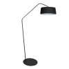 Steinhauer Zig-Zag Arched Floor Lamp, Modern Reading Lamp with Curved Arm, 173 cm
