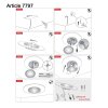 Steinhauer Lido modern round LED ceiling light, 1100 lumens, 2700 Kelvin, 12 watts, 5 cm