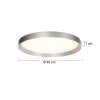 Steinhauer modern flat round LED ceiling light Flady, dimmable, 2700 Kelvin warm white