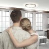 Steinhauer Flady modern LED Flush Mount Ceiling Light, 50 cm, 4600 lm, 2700K, 40W
