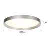 Steinhauer Flady modern LED Flush Mount Ceiling Light, 50 cm, 4600 lm, 2700K, 40W