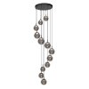 Steinhauer Bollique LED Kugel-Pendelleuchte 12-flammig 50 cm 2700 Kelvin 6 Watt