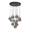 Steinhauer Bollique LED Kugel-Pendelleuchte 12-flammig 50 cm 2700 Kelvin 6 Watt