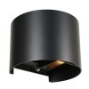 Steinhauer Logan 2-light LED wall sconce 3W 2700K 480 lm, modern semi-round design