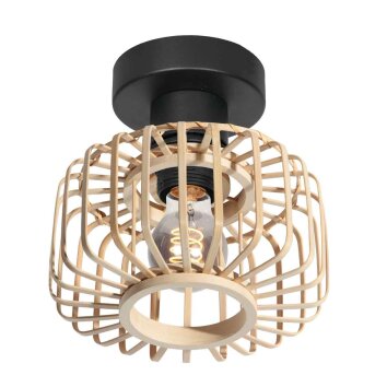 Steinhauer Bloeba modern ceiling light, open cage ceiling light, E27 ø 20 cm