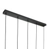 Steinhauer LED pendant light Glimsy, height-adjustable clustered smoke shades, 2700 Kelvin