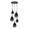 Steinhauer Glimsy modern LED ceiling light, 5-light round ceiling light