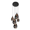 Steinhauer Glimsy modern LED ceiling light, 5-light round ceiling light