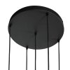 Steinhauer Glimsy modern LED ceiling light, 5-light round ceiling light