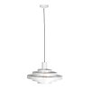 Steinhauer Cirque modern ring pendant light for dining room 50 cm with E27 socket