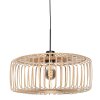 Steinhauer Sparkled Light round woven cage pendant lamp for dining room E27 modern
