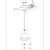 Steinhauer Sparkled Light modern open cage pendant lamp for dining room living room