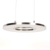 Steinhauer Soleil LED ring pendant light, 2-light, modern, height-adjustable, 32 cm length