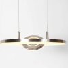 Steinhauer Soleil LED ring pendant light, 2-light, modern, height-adjustable, 32 cm length