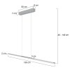 Steinhauer Bande 3-light LED linear pendant light, 3 cm, 21W, 3800lm, 2200-4000K