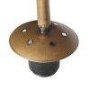 Steinhauer Sparkled Light modern arched floor lamp E27 with switch, 240 cm