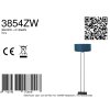 Steinhauer Stang Adjustable Floor Lamp with Switch, Classic Angular Design, 160 cm