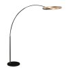 Steinhauer Ringlux LED Modern Arc Floor Lamp with Ring-Shaped Light, 2-Light, Adjustable