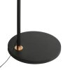 Steinhauer Ringlux LED Modern Arc Floor Lamp with Ring-Shaped Light, 2-Light, Adjustable