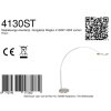 Steinhauer Ringlux LED 2-light adjustable arc floor lamp 240 cm for living room