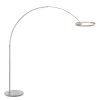Steinhauer Ringlux LED 2-light adjustable arc floor lamp 240 cm for living room