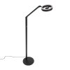 Steinhauer Ringlux modern LED 2-light floor lamp adjustable reading lamp 140 cm