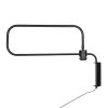 Steinhauer Bloeba Adjustable Floor Lamp with Switch, Modern Angular, 45 cm, E27