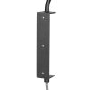 Steinhauer Modern Adjustable Wall Light Bloeba with Angular Arm and Silver Shade