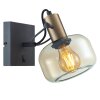 Steinhauer Glaslic adjustable wall lamp, E27 socket for bedroom and living room