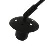 Steinhauer Sparkled Light modern arc floor lamp, sofa reading lamp with cage shade