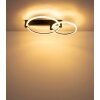 Globo Fletcher LED ring ceiling light 24 W 2550 lm 3000 K, modern flush-mounted