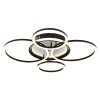 Globo Alvis LED ring ceiling light, modern round flush mount, 5710 lm 4000 K 40 W
