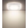 Globo Donte LED Square Ceiling Light, Flush Mount Ceiling Light, modern, 24W 2520 lm