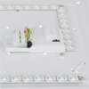 Globo Donte LED Square Ceiling Light, Flush Mount Ceiling Light, modern, 24W 2520 lm