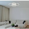 Globo Salinas LED Modern Ring Flush Mount Ceiling Light, 48W, 5400 lm