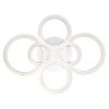 Globo Salinas LED Modern Ring Flush Mount Ceiling Light, 48W, 5400 lm