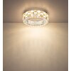 Globo Lidia round LED ceiling light with remote control Ø 40 cm for dining room