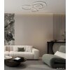 Globo Johnson round LED ceiling light ring lamp with remote control, modern