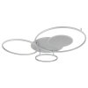 Globo Johnson round LED ceiling light ring lamp with remote control, modern