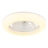 Globo Ferrell LED Round Ceiling Light with Remote Control, 45 cm, 1650 lm