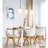 Globo Rowena 3-light dining table pendant light for kitchen and dining room, 60 cm, E27, 60 W