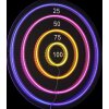 Globo Darteri LED Dartboard Neon Wall Light for Kids Room and Playroom ø 46 cm