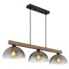 NOWA Romy 3-Light Dining Table Pendant Light, E27, 114 cm, with dome shades