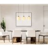 NOWA Thea LED triple pendant lamp for dining table, dining room ceiling light