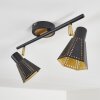 VANTAA ceiling light black-gold, 2-light sources