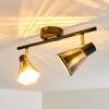 VANTAA ceiling light black-gold, 2-light sources