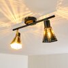 VANTAA ceiling light black-gold, 2-light sources